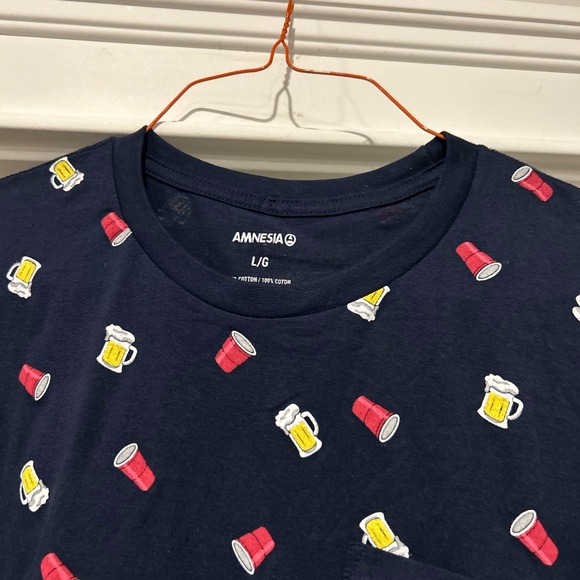 Amnesia Size Large Beerpong Shirt - Picture 4 of 5